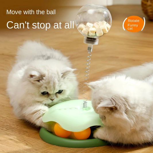 Cat Puzzle Food Leaking Ball Toy